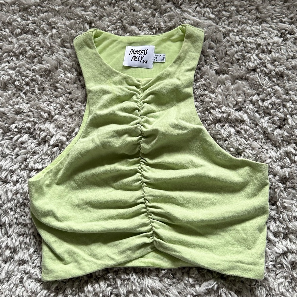 princess polly high neck crop top